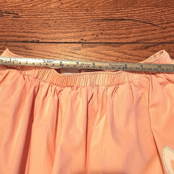 HANNA ANDERSSON Girls Light pink, lined cotton bunny skirt. Size: US 10. - Picture 3 of 6